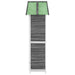 Magazie de unelte de grădină gri 89x52,5x175 cm lemn masiv pin - WALTI WALTI