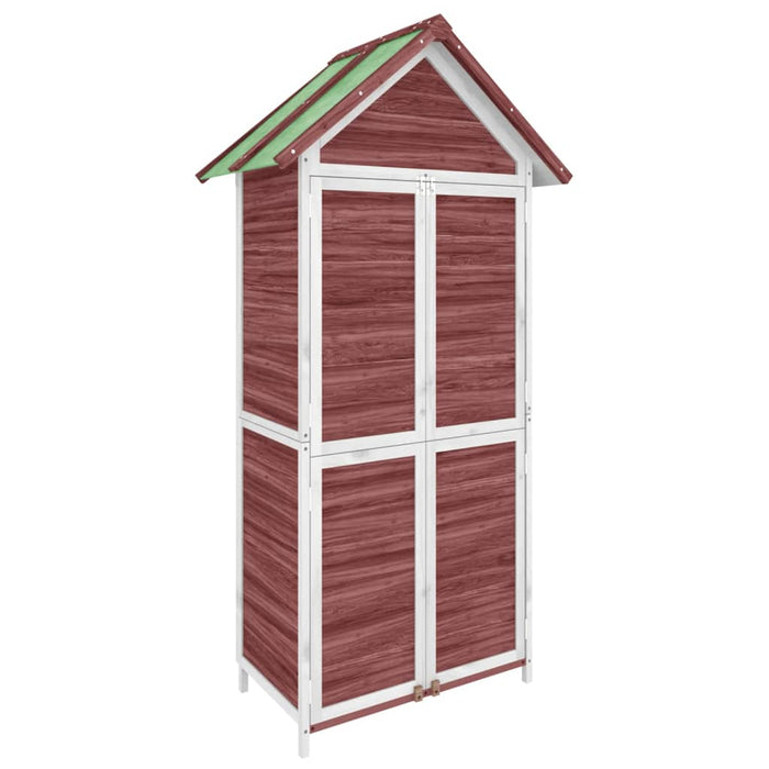 Magazie de unelte grădină cafeniu 89x52,5x175 cm lemn masiv pin WALTI
