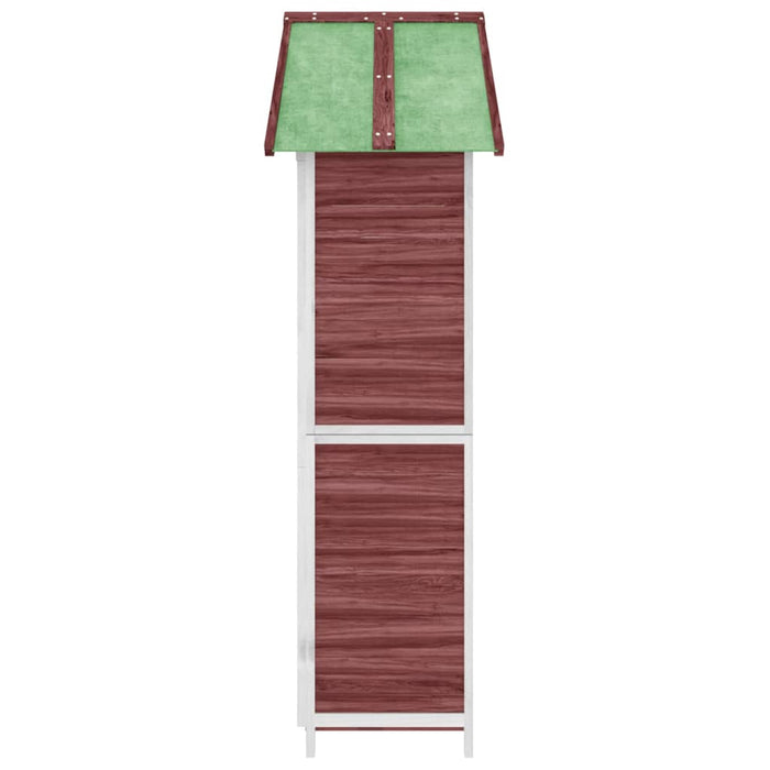 Magazie de unelte grădină cafeniu 89x52,5x175 cm lemn masiv pin WALTI