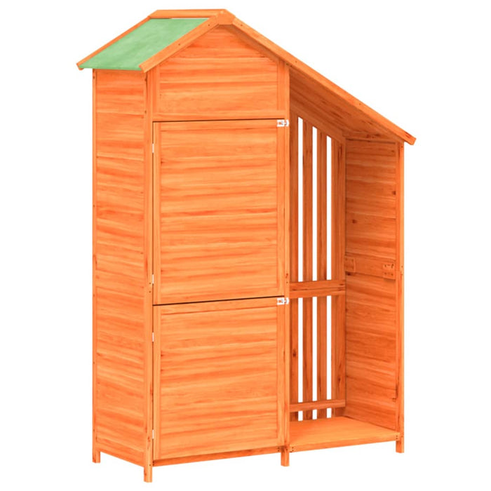 Magazie de unelte de grădină maro 120x53,5x170cm lemn masiv pin - WALTI WALTI