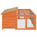 Cușcă pentru iepuri maro 144x123x67,5 cm din lemn masiv de pin - WALTI WALTI