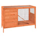 Cușcă pentru iepuri maro 103x44x69,5 cm lemn masiv de pin - WALTI WALTI