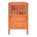Cușcă pentru iepuri maro 103x44x69,5 cm lemn masiv de pin - WALTI WALTI