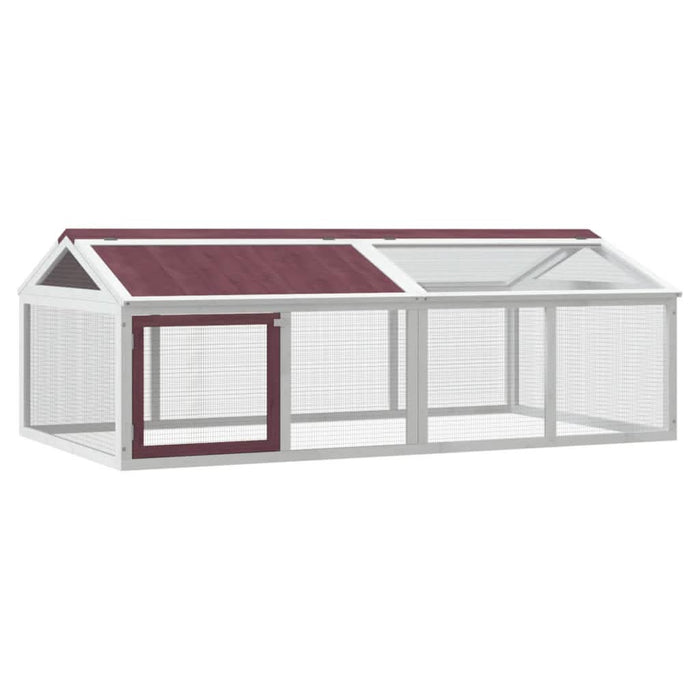 Cușcă pentru mișcare cafeniu 200x112,5x74 cm lemn masiv de pin - WALTI WALTI