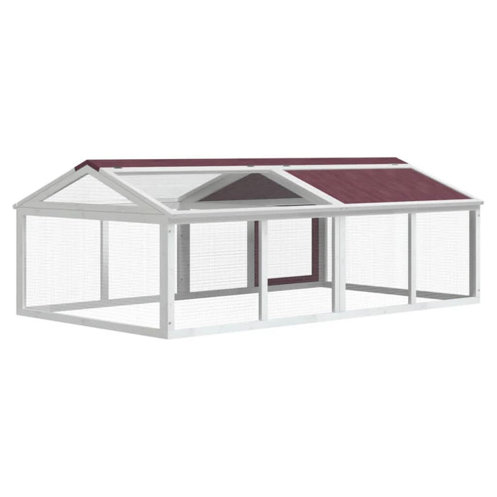 Cușcă pentru mișcare cafeniu 200x112,5x74 cm lemn masiv de pin - WALTI WALTI