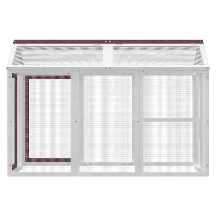 Cușcă pentru mișcare cafeniu 141x94x104 cm lemn masiv de pin - WALTI WALTI