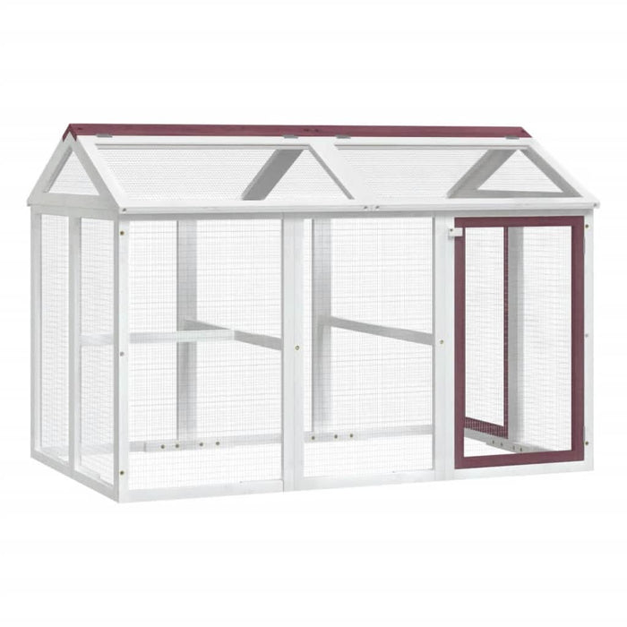 Cușcă pentru mișcare cafeniu 141x94x104 cm lemn masiv de pin - WALTI WALTI