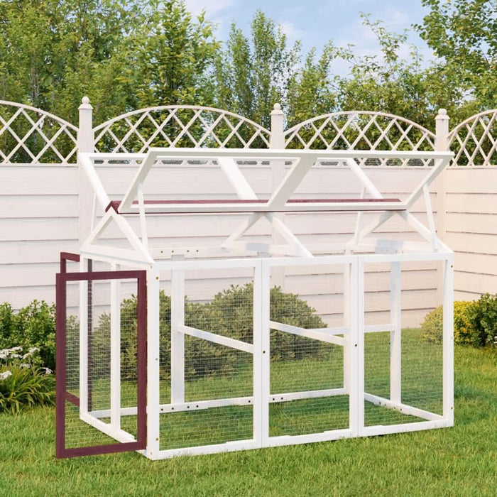Cușcă pentru mișcare cafeniu 141x94x104 cm lemn masiv de pin - WALTI WALTI