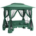 Pavilion de grădină & balansoar convertibil verde textil & oțel - WALTI WALTI