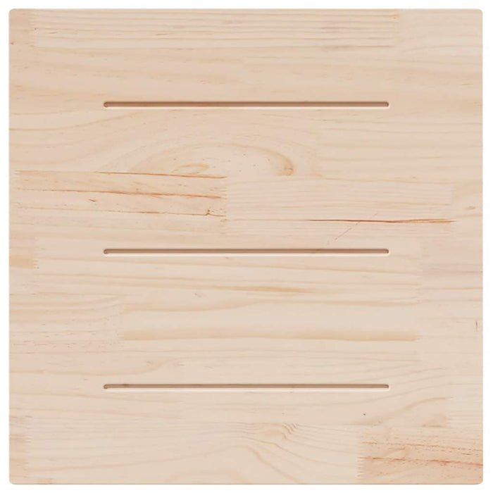 Blat de masă pătrat din lemn masiv de pin 80x80x2,5 cm WALTI