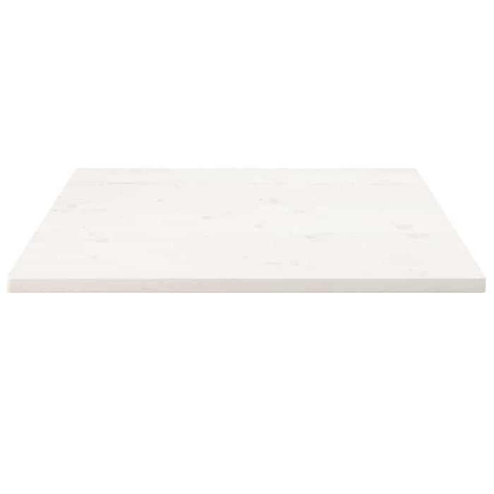 Blat de masă, alb, 80x80x2,5 cm, lemn masiv de pin, pătrat - WALTI WALTI