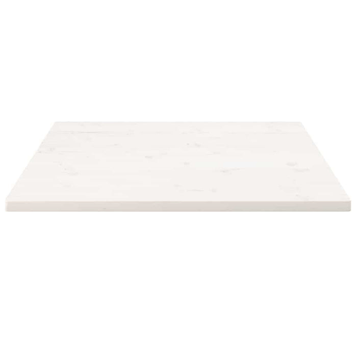 Blat de masă, alb, 90x90x2,5 cm, lemn masiv de pin, pătrat - WALTI WALTI