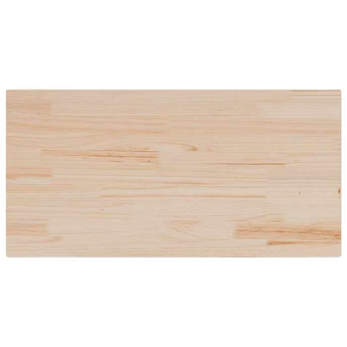 Blat de masă, 100x50x2,5 cm, lemn masiv de pin, dreptunghiular WALTI