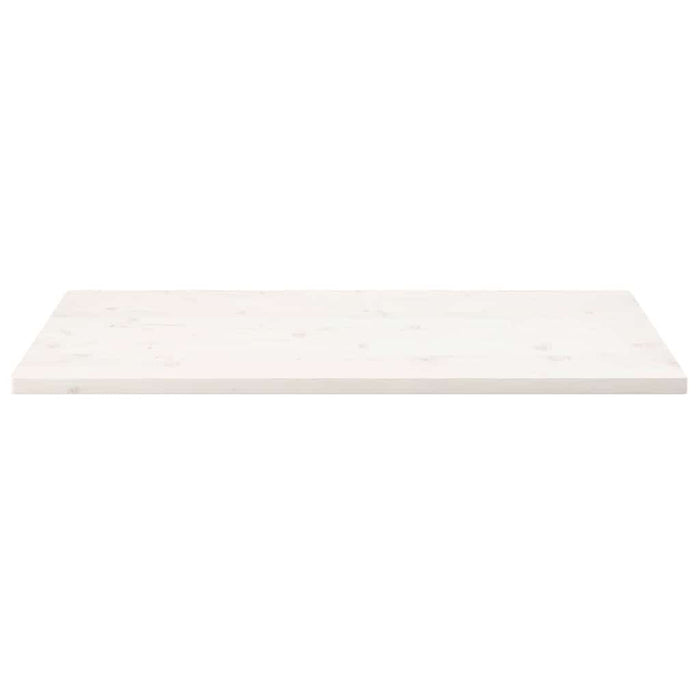 Blat de masă alb 100x50x2,5 cm lemn masiv de pin dreptunghiular - WALTI WALTI