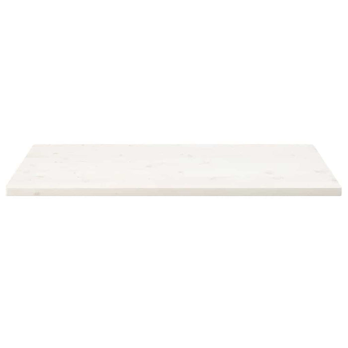 Blat de masă alb 110x60x2,5 cm lemn masiv de pin dreptunghiular - WALTI WALTI