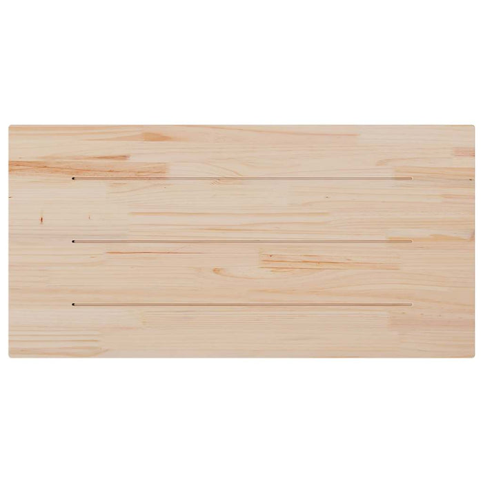 Blat de masă alb 110x60x2,5 cm lemn masiv de pin dreptunghiular - WALTI WALTI