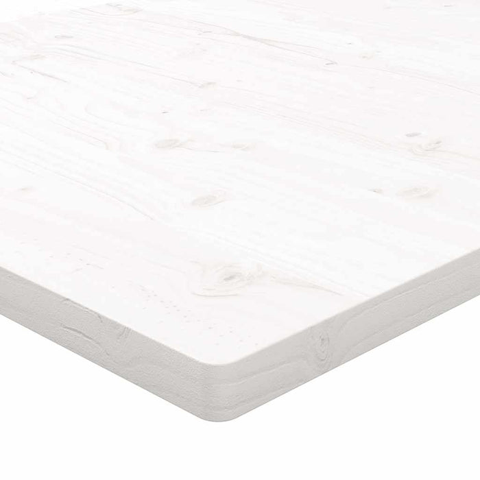 Blat de masă alb 110x60x2,5 cm lemn masiv de pin dreptunghiular - WALTI WALTI