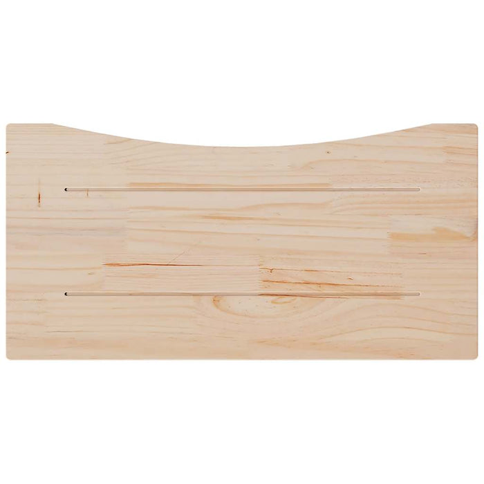 Blat de birou, 80x40x2,5 cm, lemn masiv de pin - WALTI WALTI