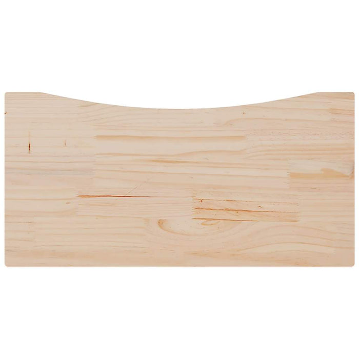 Blat de birou, 80x40x2,5 cm, lemn masiv de pin - WALTI WALTI