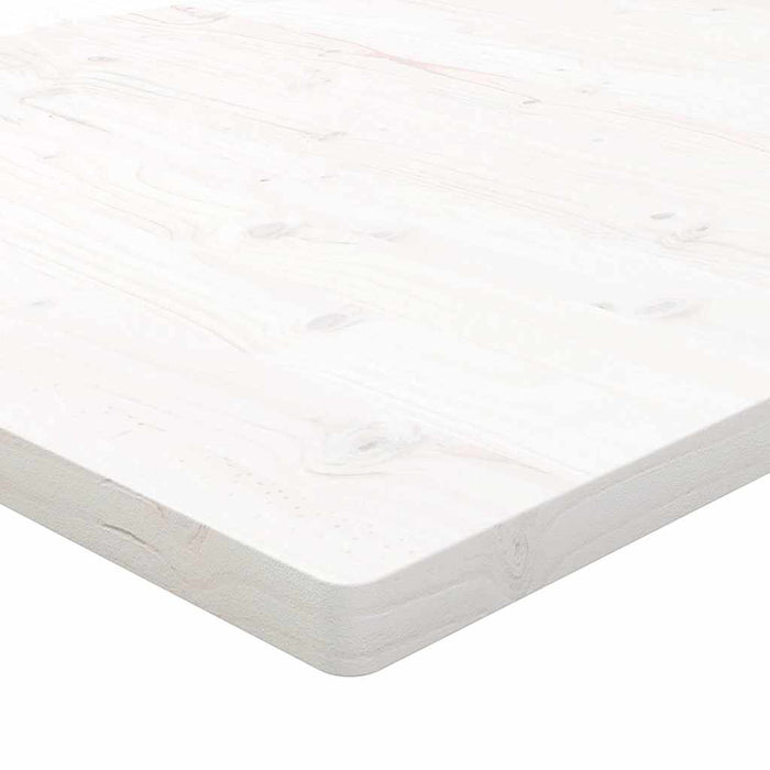 Blat de birou, alb, 100x50x2,5 cm, lemn masiv de pin - WALTI WALTI