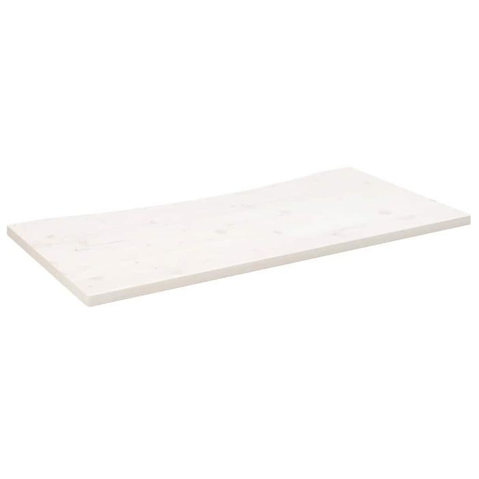 Blat de birou, alb, 110x55x2,5 cm, lemn masiv de pin - WALTI WALTI