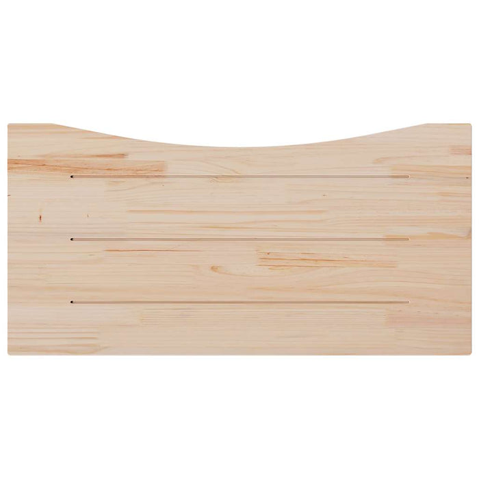 Blat de birou, 110x60x2,5 cm, lemn masiv de pin WALTI
