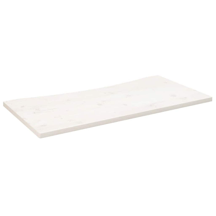 Blat de birou, alb, 110x60x2,5 cm, lemn masiv de pin - WALTI WALTI