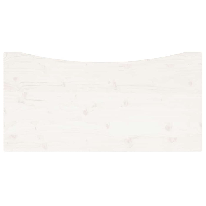 Blat de birou, alb, 110x60x2,5 cm, lemn masiv de pin - WALTI WALTI