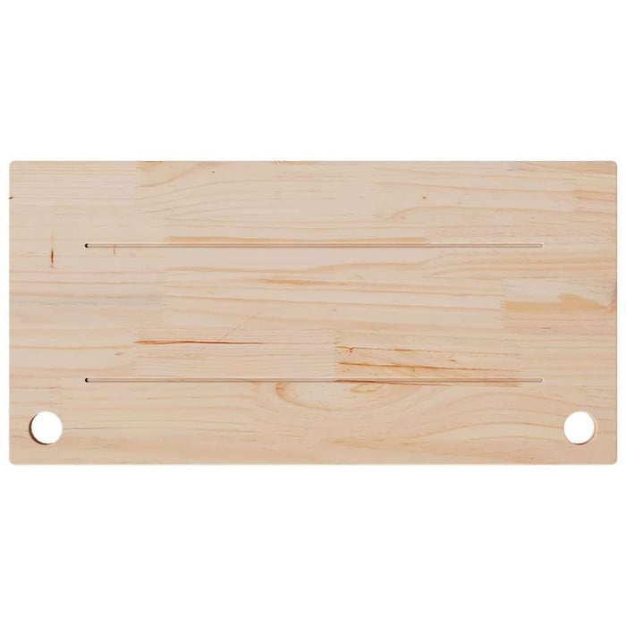 Blat de birou, 80x40x2,5 cm, lemn masiv de pin - WALTI WALTI