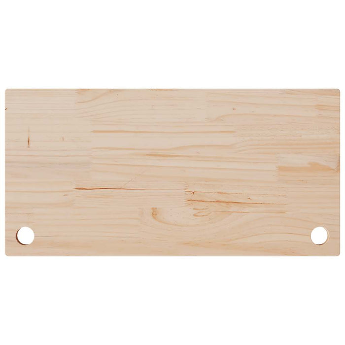 Blat de birou, 80x40x2,5 cm, lemn masiv de pin - WALTI WALTI