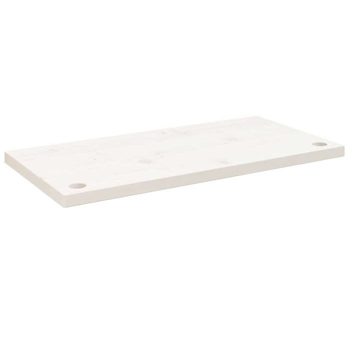 Blat de birou, alb, 80x40x2,5 cm, lemn masiv de pin - WALTI WALTI