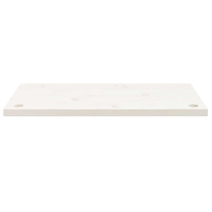 Blat de birou, alb, 80x40x2,5 cm, lemn masiv de pin - WALTI WALTI