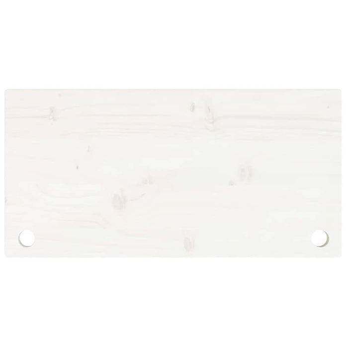 Blat de birou, alb, 80x40x2,5 cm, lemn masiv de pin - WALTI WALTI
