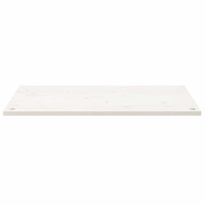 Blat de birou, alb, 100x50x2,5 cm, lemn masiv de pin - WALTI WALTI