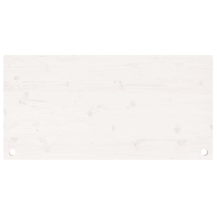 Blat de birou, alb, 100x50x2,5 cm, lemn masiv de pin - WALTI WALTI
