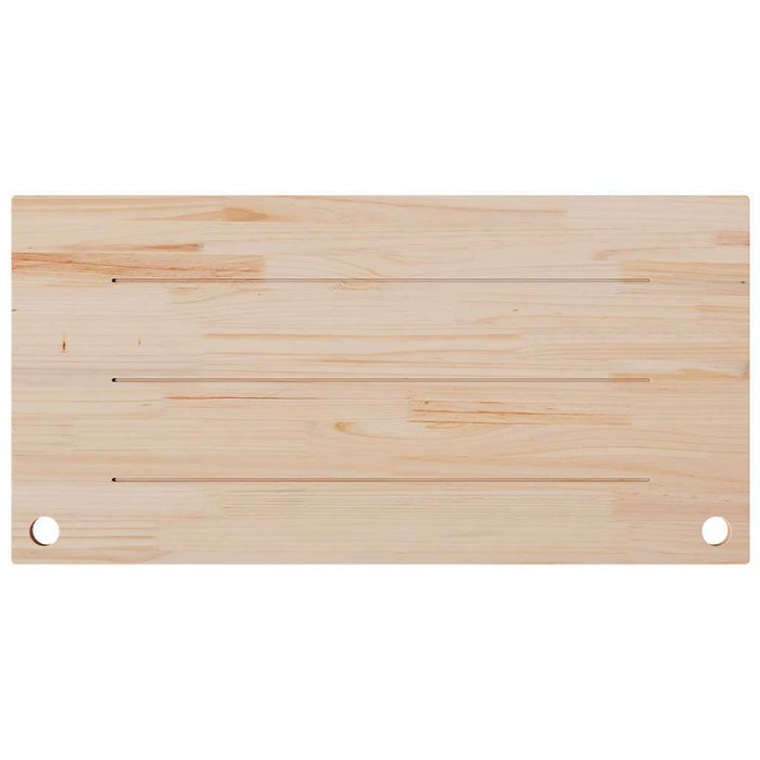 Blat de birou, alb, 110x55x2,5 cm, lemn masiv de pin - WALTI WALTI