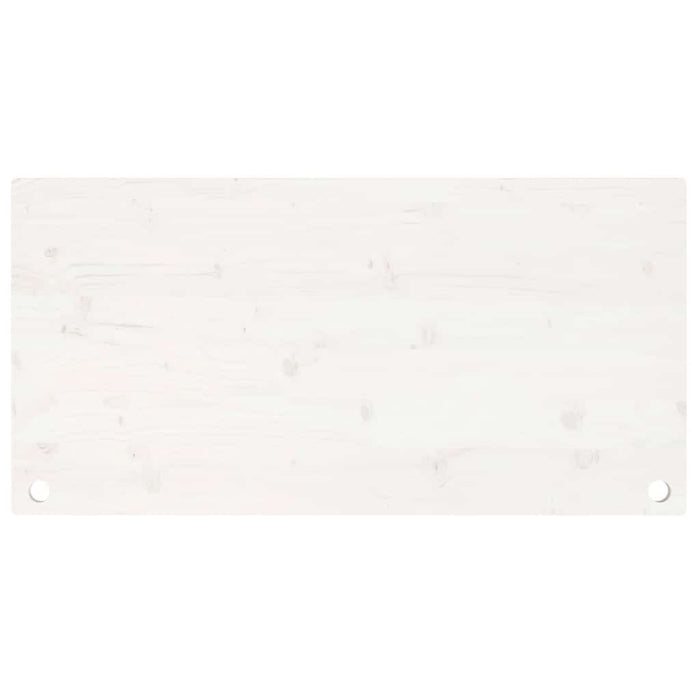 Blat de birou, alb, 110x55x2,5 cm, lemn masiv de pin - WALTI WALTI