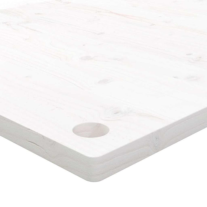 Blat de birou, alb, 110x55x2,5 cm, lemn masiv de pin - WALTI WALTI
