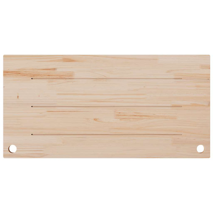 Blat de birou, 100x60x2,5 cm, lemn masiv de pin WALTI