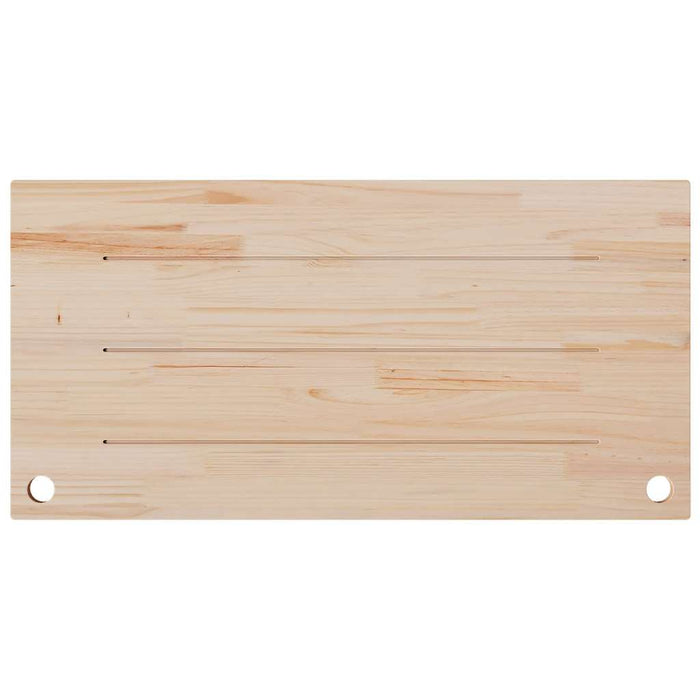Blat de birou, alb, 110x60x2,5 cm, lemn masiv de pin - WALTI WALTI
