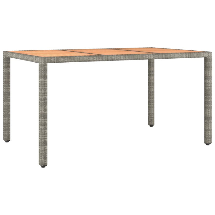 Set mobilier de grădină cu perne, 7 piese, gri, poliratan WALTI