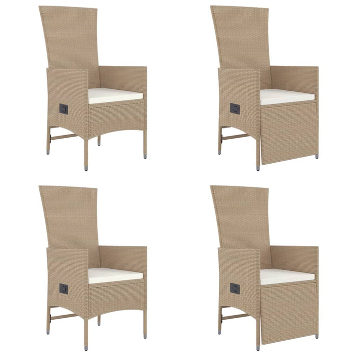 Set mobilier de grădină cu perne, 5 piese, bej, poliratan - WALTI WALTI