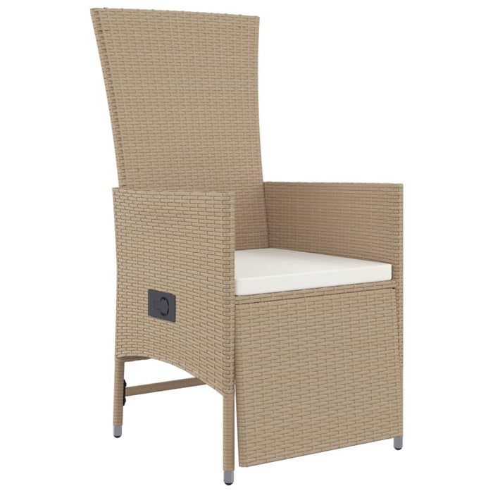 Set mobilier de grădină cu perne, 5 piese, bej, poliratan - WALTI WALTI