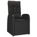 Set mobilier de grădină cu perne, 7 piese, negru, poliratan - WALTI WALTI