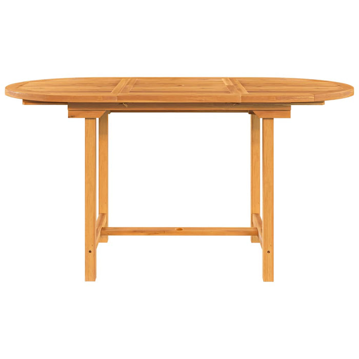 Masă extensibilă de grădină 110-160x80x75 cm lemn masiv de tec - WALTI WALTI