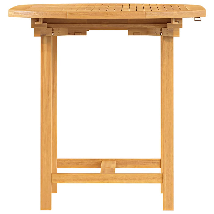 Masă extensibilă de grădină 110-160x80x75 cm lemn masiv de tec - WALTI WALTI
