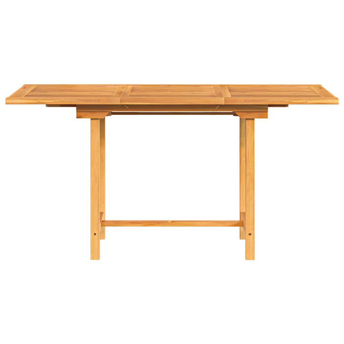 Masă extensibilă de grădină 110-160x80x75cm lemn masiv de tec WALTI