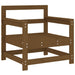 Scaune de grădină cu perne 2 buc. maro miere lemn masiv de pin - WALTI WALTI