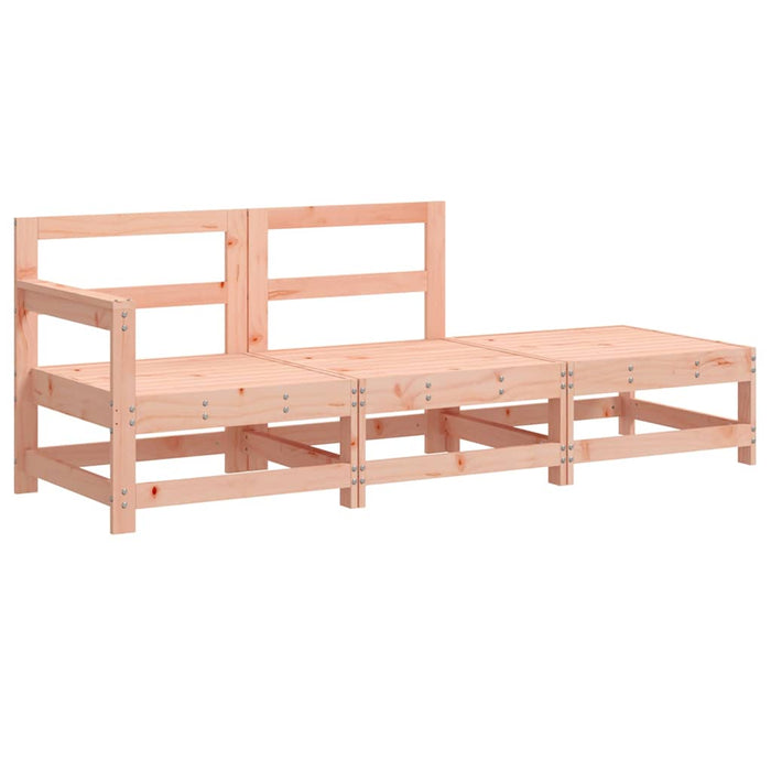Set mobilier de grădină cu perne, 3 piese, lemn masiv douglas - WALTI WALTI