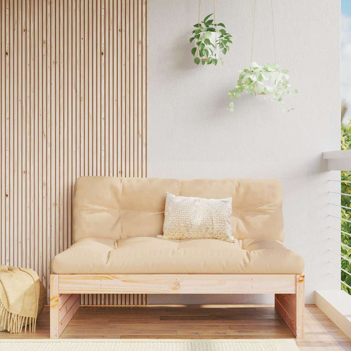 Canapea de mijloc, 120x80 cm, lemn masiv de pin WALTI